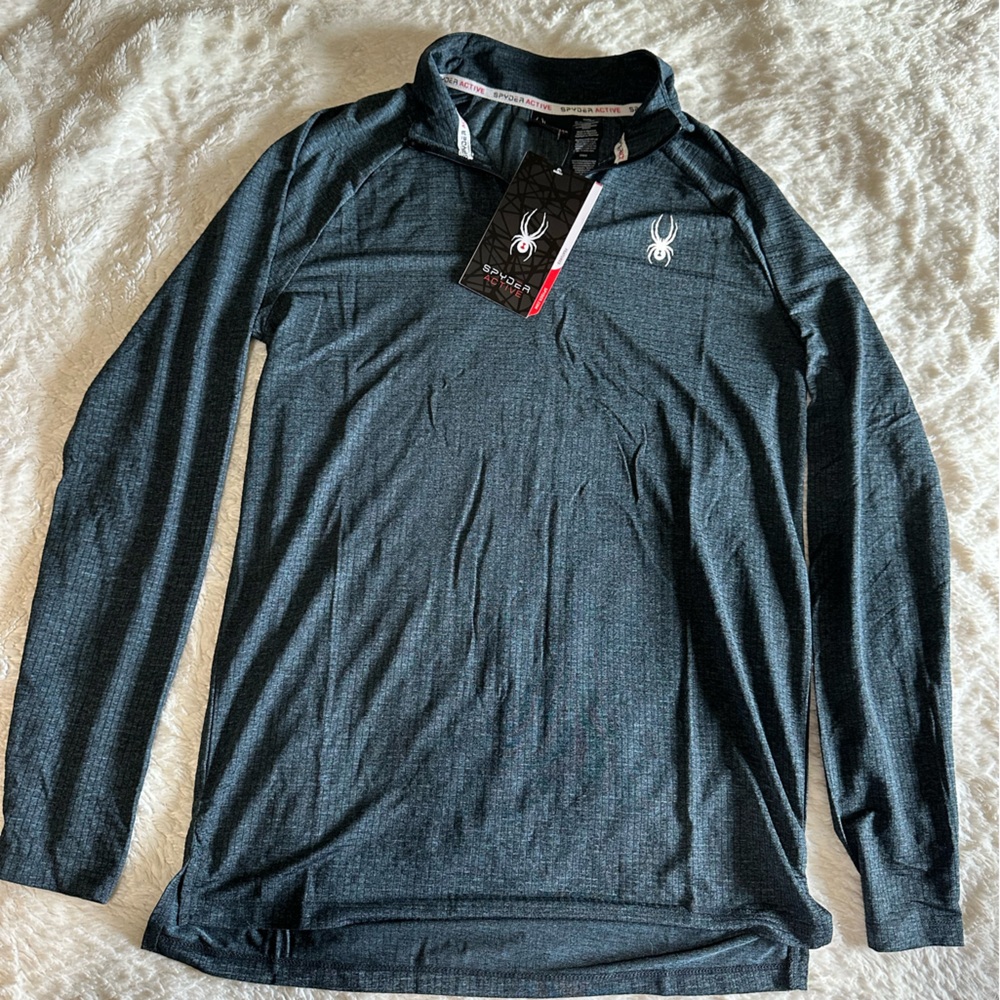 Spyder men’s active lightweight half zip pullover. NWT